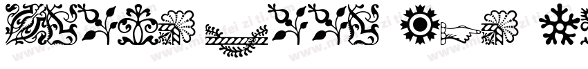 Adobe Wood Type Ornaments字体转换
